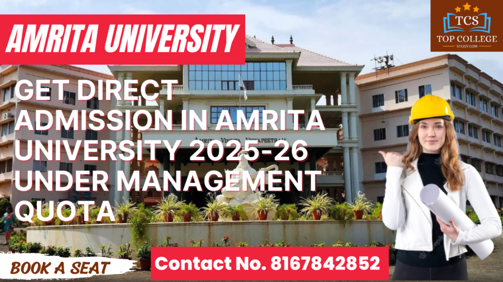 get direct admission in Amrita University 2025-26